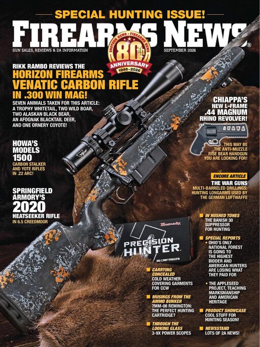 Cover image for Firearms News 